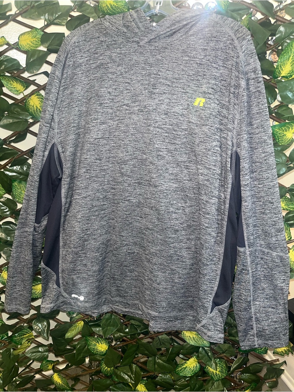 Russell Athletic Men's Heather Gray Performance Hoodie Size 3x